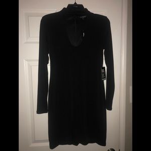 Express Long sleeved cut out mini dress